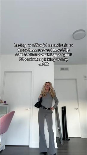 all of this to send some emails ✨ #officelife #hair #comedy #ootd #girlythings #feral #shorts