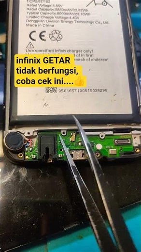 getar tudak berfungsi atau mati #infinix #shorts #tipshp #servishp #tutorial #smartphone #android