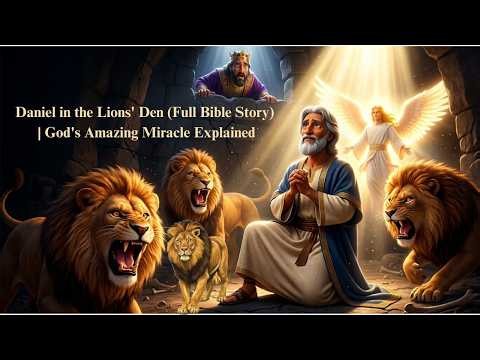 Daniel in the Lions' Den (Full Bible Story) | God's Amazing Miracle Explained