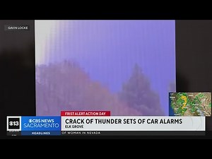Viewer video captures lightning, thunger from Elk Grove