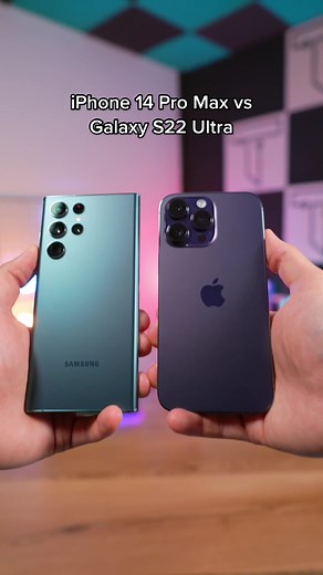 iPhone 14 Pro Max vs Galaxy S22 Ultra Comparison