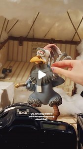 Aardman | Animating Fowler, our favourite rambling rooster 🐓 #ChickenRun #DawnOfTheNugget #Aardman #Netflix #BehindTheScenes #StopMotion | Instagram
