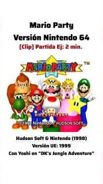 Mario Party (Hudson Soft & Nintendo: 1998, UE: 1999) | N64 | Clip 2 min. #parati #videogames #fyp