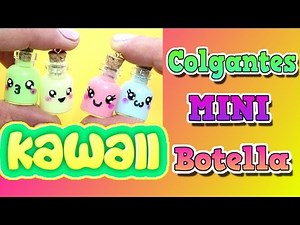 Mini decorated bottles | DIY kawaii pendants | Step-by-step crafts