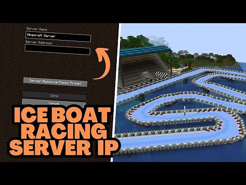 Minecraft Ice Boat Racing Server IP Address