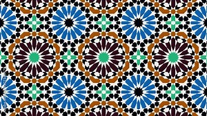 Kaleidoscopic moroccan pattern video. Islamic mosaic background. Transforming arabian ornament. Seamless loop animation. Girih motifs