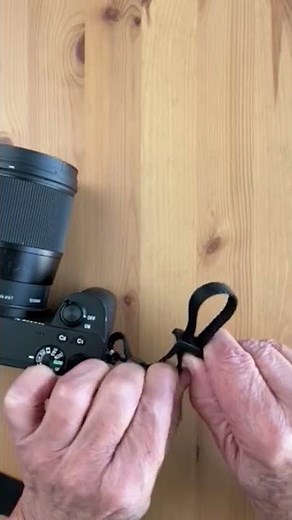 How to Easily Attach a Camera Strap. #shorts
