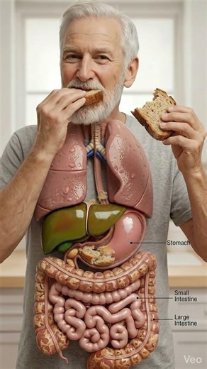 What Happens Inside Your Body After Eating Bread? | 3D Digestive Animation