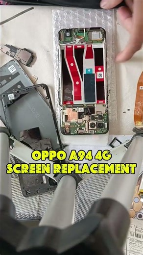 oppo a94 screen with frame replacement #oppo #shortvideo