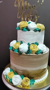 2 tier wedding cake ❤️❤️❤️ | Love Cakes