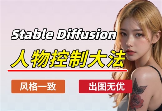 【SD教程】最强插件face ID保持人物一致性！SD场景与服装可控！Satble Diffusion面部表情保持一致 再也不用担心崩脸！（附插件）
