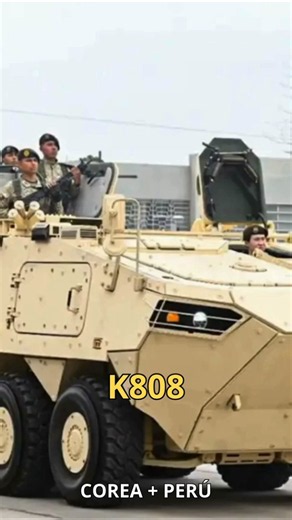 🇵🇪🇰🇷 ¡BOMBAZO! Corea entregará el BLINDADO K808 8x8 a Perú