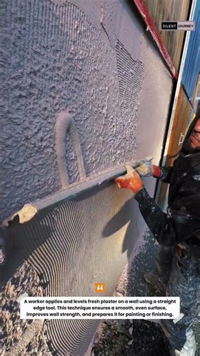 Satisfying Wall Plaster Leveling Technique – Perfect Smooth Finish
