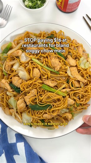 EASY Chicken Chow Mein