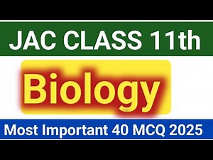 Biology Class 11th Important objective questions 2025 | biology class 11th Mcq | class 11 biology |