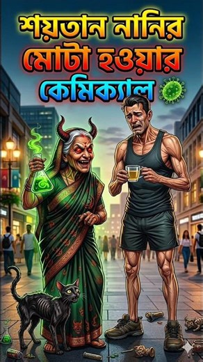 Devil Granny's fattening chemical🦠😲 #shorts