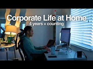 My Corporate 9–5 From Home (+ realities) | Day in the Life as a Software Engineer