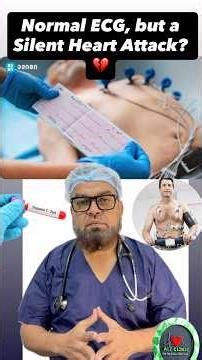 Normal ECG, but a Silent Heart Attack ? 💔 #NormalECG #SilentHeartAttack #Angina #ChestPain