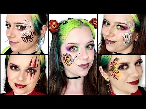 5 Fast Halloween Face Paint Designs
