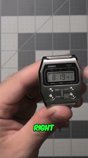 Casio A1100 - Symmetrical Design, Unique Buttons, and Metal Build!