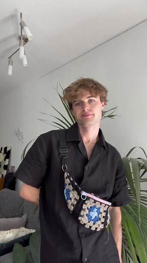 Crochet Granny Square Fanny Pack Tutorial