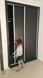 Armoire noir avec de nombreuses options, modèle, design et demande, contactez-nous ☎️0676966050. | Déco Klila