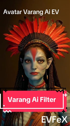 AI filter takes you into the avatar universe #AIFilter #varang #aivarangfilter