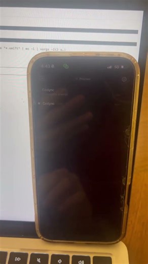 Codync — (Real device demo) Real-Time Claude Code Monitoring on iPhone & Apple Watch via iCloud