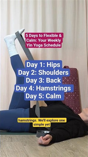 5-minute hamstring stretch that actually works #yoga #flexibility