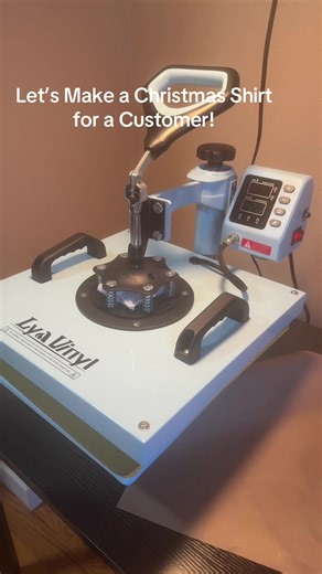 Making the cutest Christmas sweatshirt for a customer today! 🎄🦌✨ This little reindeer is absolutely precious, and I can’t wait to press it and see it come to life. Custom orders are my favorite during the holidays! ❤️👕🎁 #ChristmasSweatshirt #CustomShirtMaker #DTFTransfers #SmallBusinessTikTok #ReindeerSweatshirt