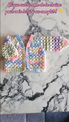 A LA CHAÎNETTE | Extrait du dernier tuto crochet « 🦋🌼CROCHETER UNE VESTE PRINTANIERE 🪻 » #tutoriel