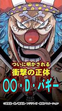 【ワンピース】衝撃の正体！バギーの正体は“ネフェルタリ・D・バギー”だった ※最新話ネタバレ注意 #ワンピース #onepiece #考察