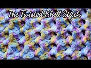 The Twisted Shell Stitch #crochet tutorial