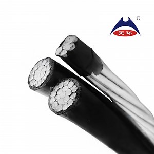[Hot Item] Triplex ABC Cable XLPE/PE Insulation Overhead Aluminum Cable 0.6/1 Kv ASTM Electrical Wire