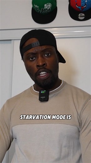 Daniel | Athlete & Online Coach on Instagram: "Extreme caloric restriction = weight loss....every time. What you think is starvation mode is just metabolic adaptation. Extreme caloric restriction leads to muscle, fat, water loss. That leads to metabolism slowing down. Because you're not eating enough, your hunger hormones go crazy....then you eat a lot in a short amount of time. Water retention and slight weight gaim freaks you out and you repeat the process 🤷🏿‍♂️ Your body is not a dum dum"