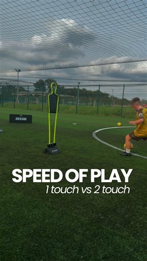 Speed of Play ⚡️ 1-touch vs 2-touch — which do you prefer? 👀 Follow for more training drills ⚽️ - #Football #tips #training | StarPlayer Ltd