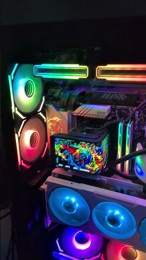 That Cooler Master HAF 700 EVO hit different with them Asiahorse Cosmiq fans in the build