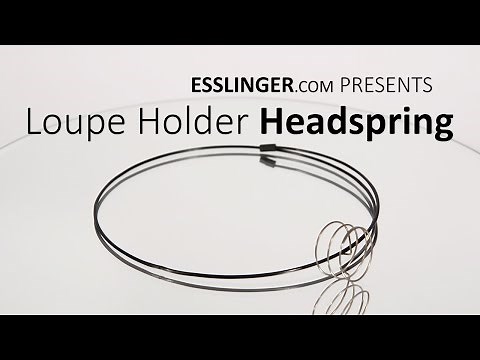 Watchmakers Loupe Holder Headspring