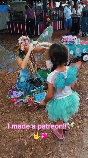 Friends I made a patreon to help with the travel expenses to get between shows and share more into what being a full time fairy performer means🧚‍♀️ https://www.patreon.com/Opalthefairy #fyp #fy #faefolk #renaissancefestival #renfest #fairiesarereal #patreon