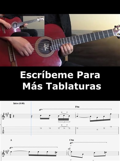 Aléjate - Antología #tablaturadinamica #tab #guitarra #tutorial #dynamictabs