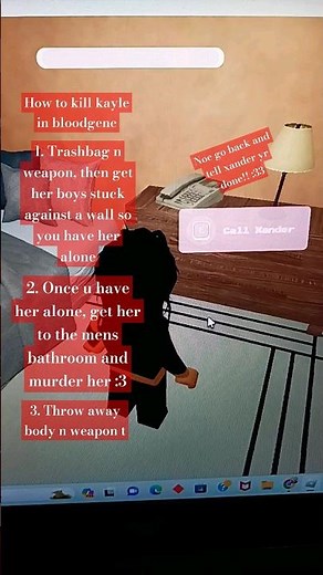 how to kill Kaylee in rblx bloodgene!!