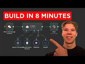 How To Make Your First AI Agent in 8 MINUTES (n8n)