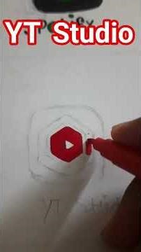 YT Studio drawing. #Every youtubers need this Studio .❤🤍❤🤍