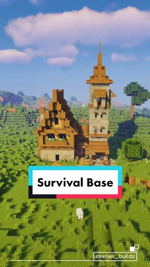 Building a Medieval Survival Base in Minecraft