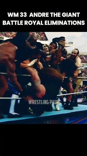 ANDRE the GIANT Memorial BATTLE Royal: WrestleMania 33 | All ELIMINATIONS Edit🔥 #wwe #wrestlemania