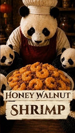 🐼 Chef Bao Makes Honey Walnut Shrimp 🍤🍯