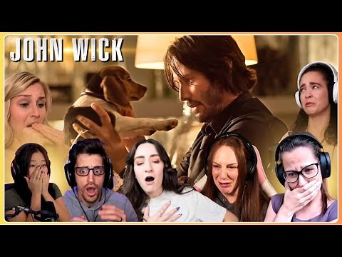 Emotional John Wick Puppy Scene 😭 First Time Watching Movie Reaction Compilation