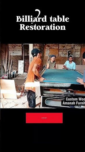 Pool table Restoration #billiardtable #pool #billiards #shorts