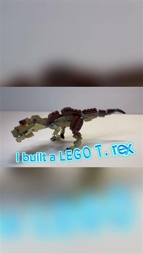 LEGO T.rex #lego#dinosaur#trex #prehistoricplanet#howtobuild #tutorial#moc#brickbuilt#jurassicworld