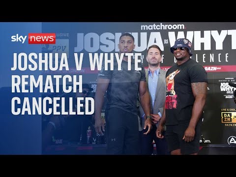 Joshua v Whyte rematch off after Whyte's 'adverse' doping result